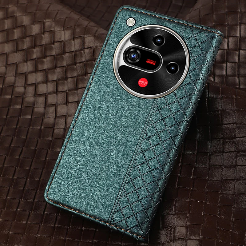 Stoßfeste Hülle für ZTE Nubia Focus 2, Nubia Focus2 Ultra Cover, Handyhülle, Flip-Lederhülle, Etui, ZTE Nubia Focus Pro 5G Funda