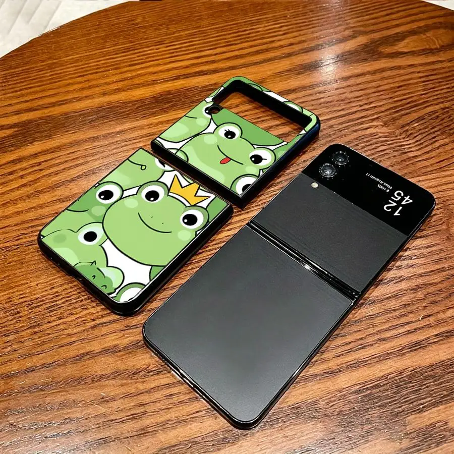 Full Cover Frog Design Phone Cover Case for Samsung Galaxy Z Flip 7 6 5 4 3 Z Fold 7 6 5 4 3 view 6