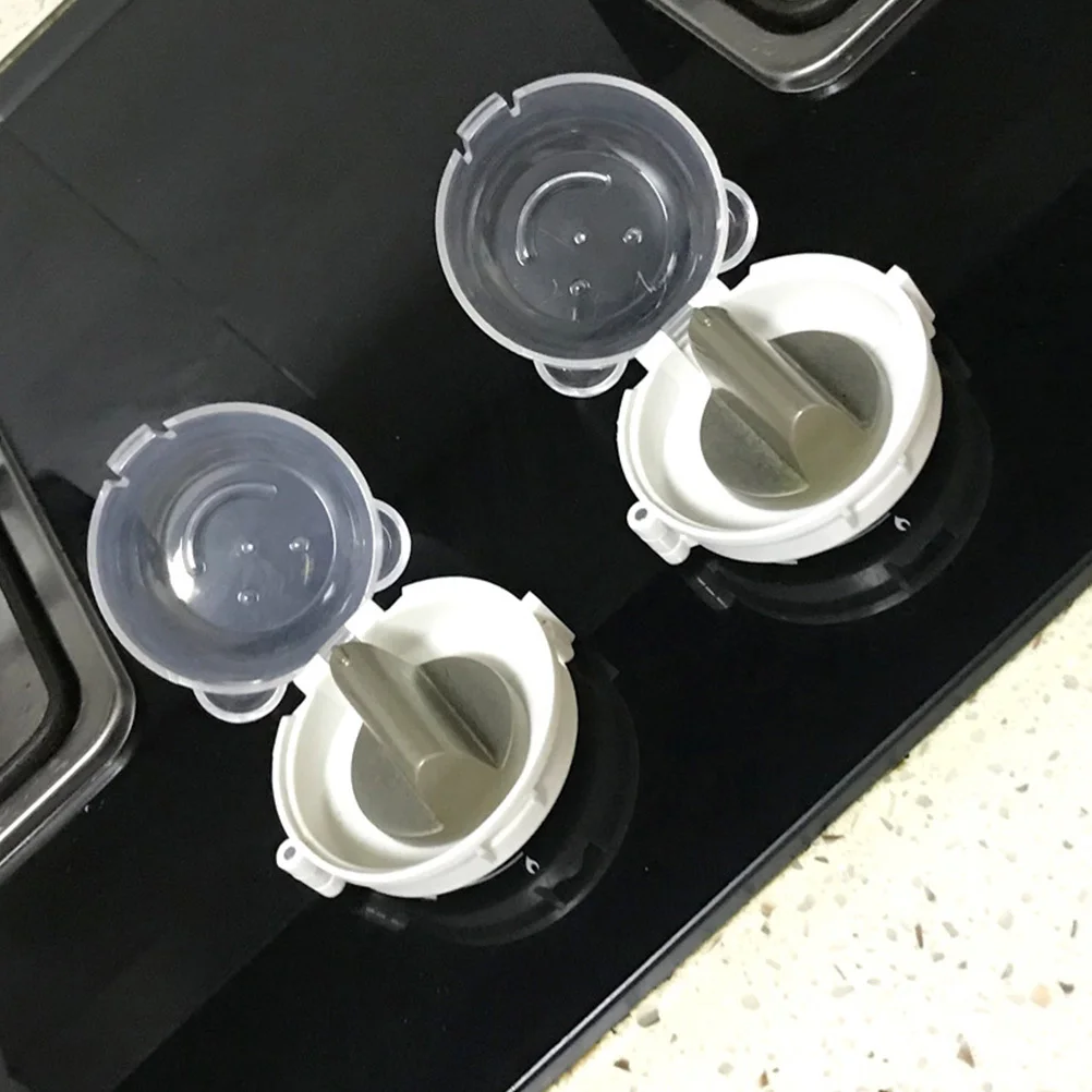 

6 шт., чехлы для ручек газовой плиты, прозрачные защитные ограждения для детей, защитные чехлы для плиты, предметы первой необходимости для кухни, предотвращающие ожоги