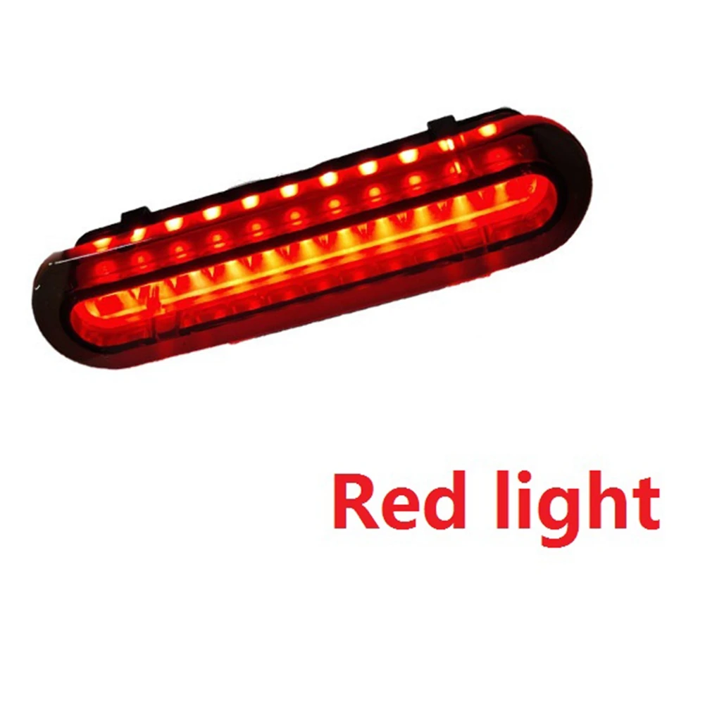 Lampu rem belakang LED lampu peringatan berhenti terpasang tinggi di tengah untuk Suzuki Jimny JB64 JB74 2019-2021, cangkang hitam merah