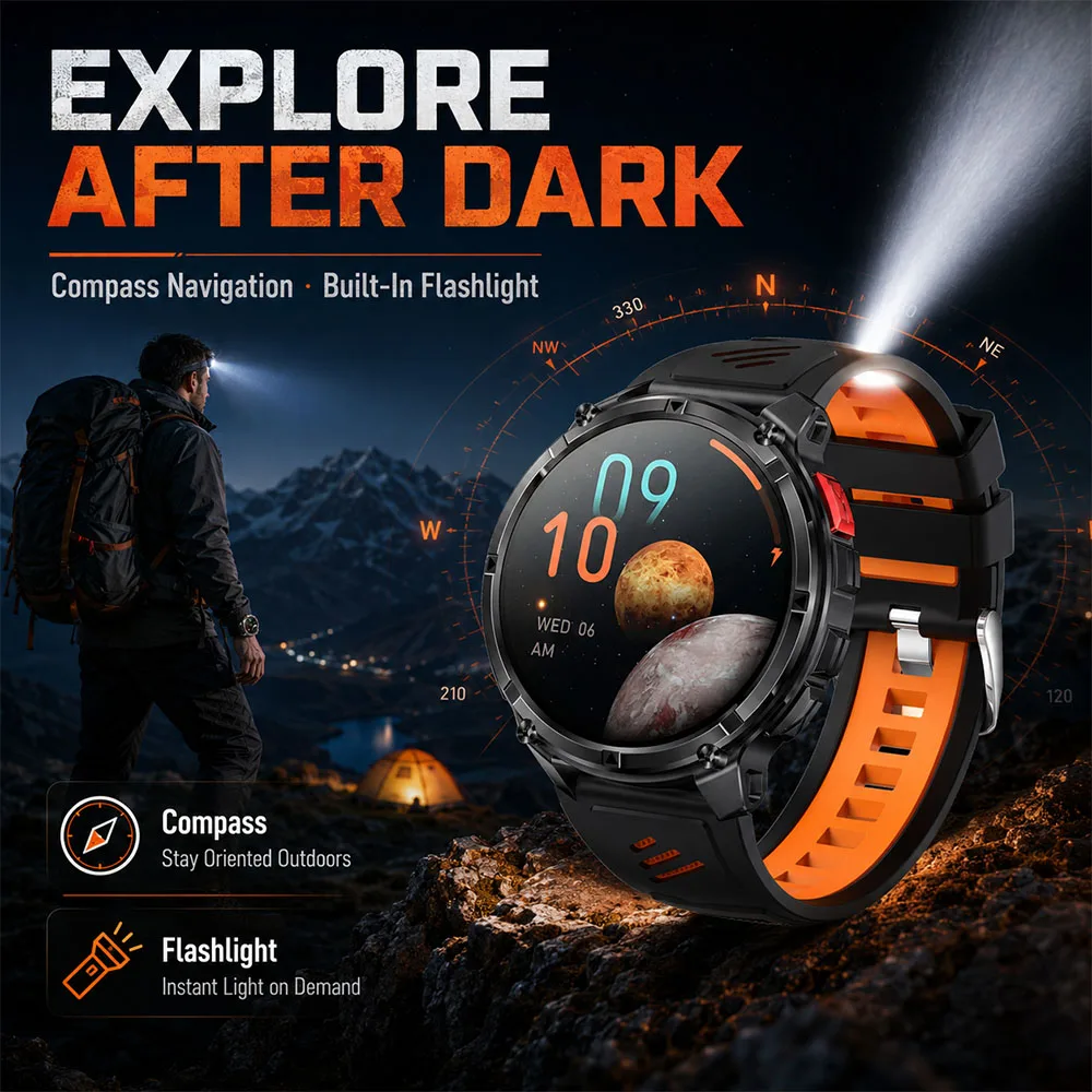 2026 T-Rex3 ウルトラ頑丈アウトドアスマートウォッ - Smartwatch Rugged Watches For Men のレビューと価格