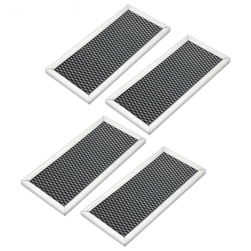 4PCS Microwave Charcoal Filter Replacement For GE JX81A WB02X9883 Microwave Filter For Kitchen Air Carbon Filter