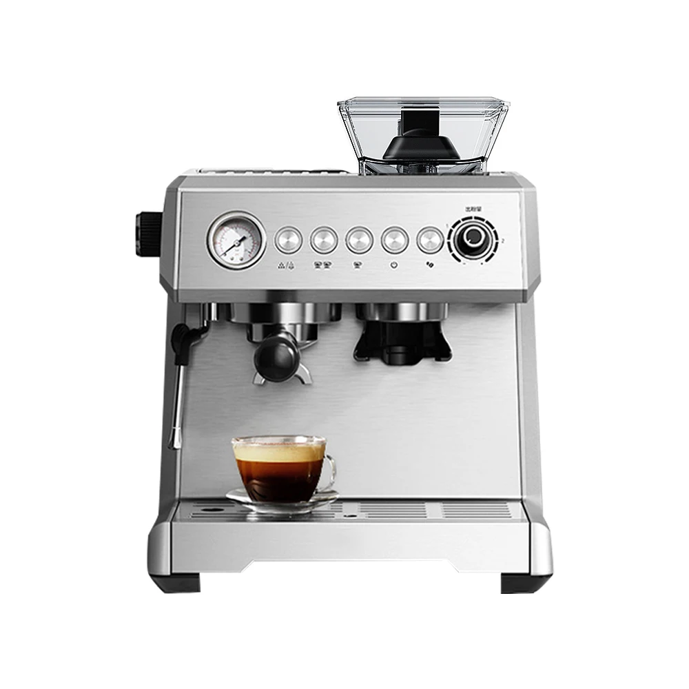 Touch Screen Display Espresso Brewing Maker, 3 in 1 Italian Professional Automatic Commercial for Coffee Preparation