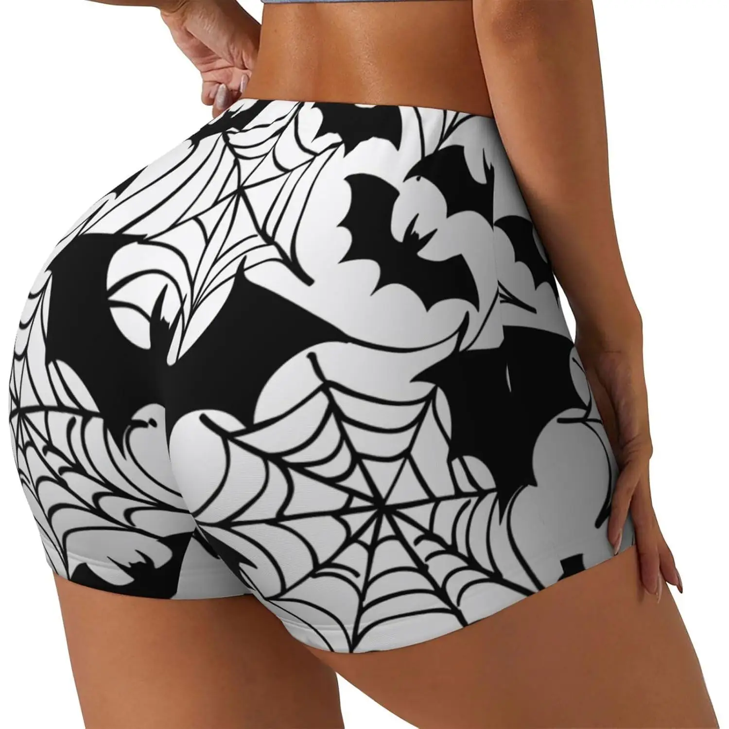 Pantaloncini da allenamento per donna Pantaloncini sportivi da donna con controllo della pancia Pantaloncini da motociclista elasticizzati Pantaloncini da donna a compressione per palestra