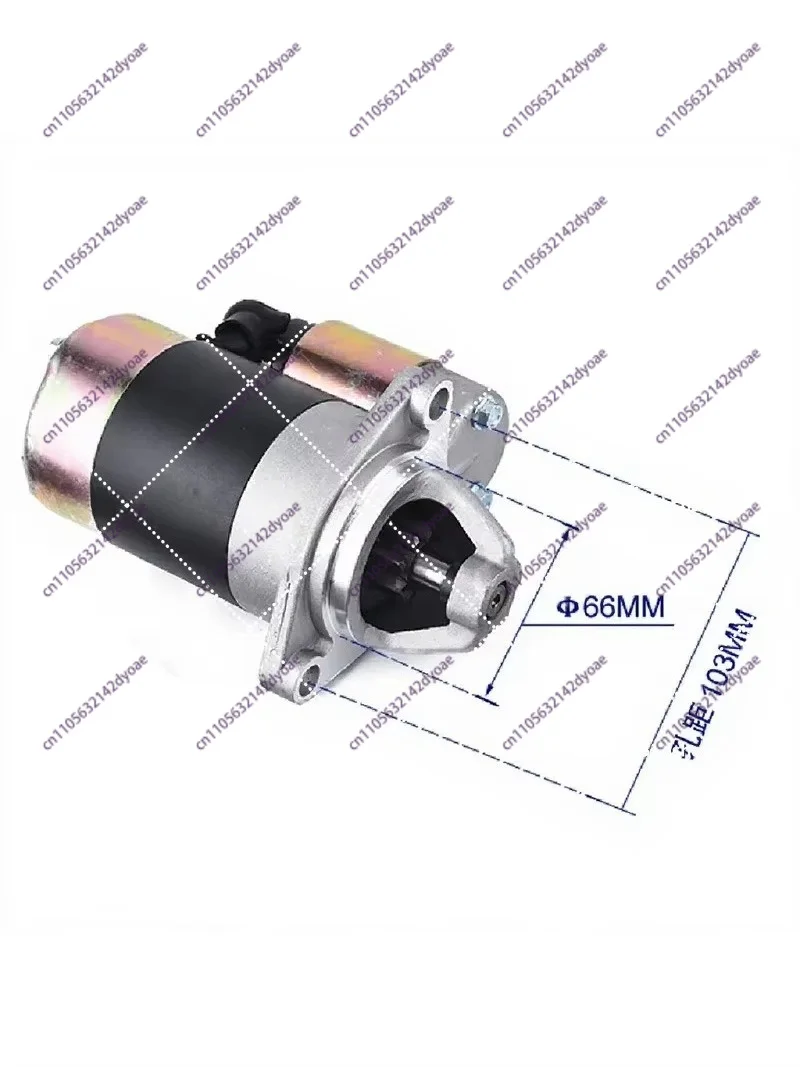 Starter Motor 414 186F 188F 192F for Diesel Engine Generator Tiller Parts