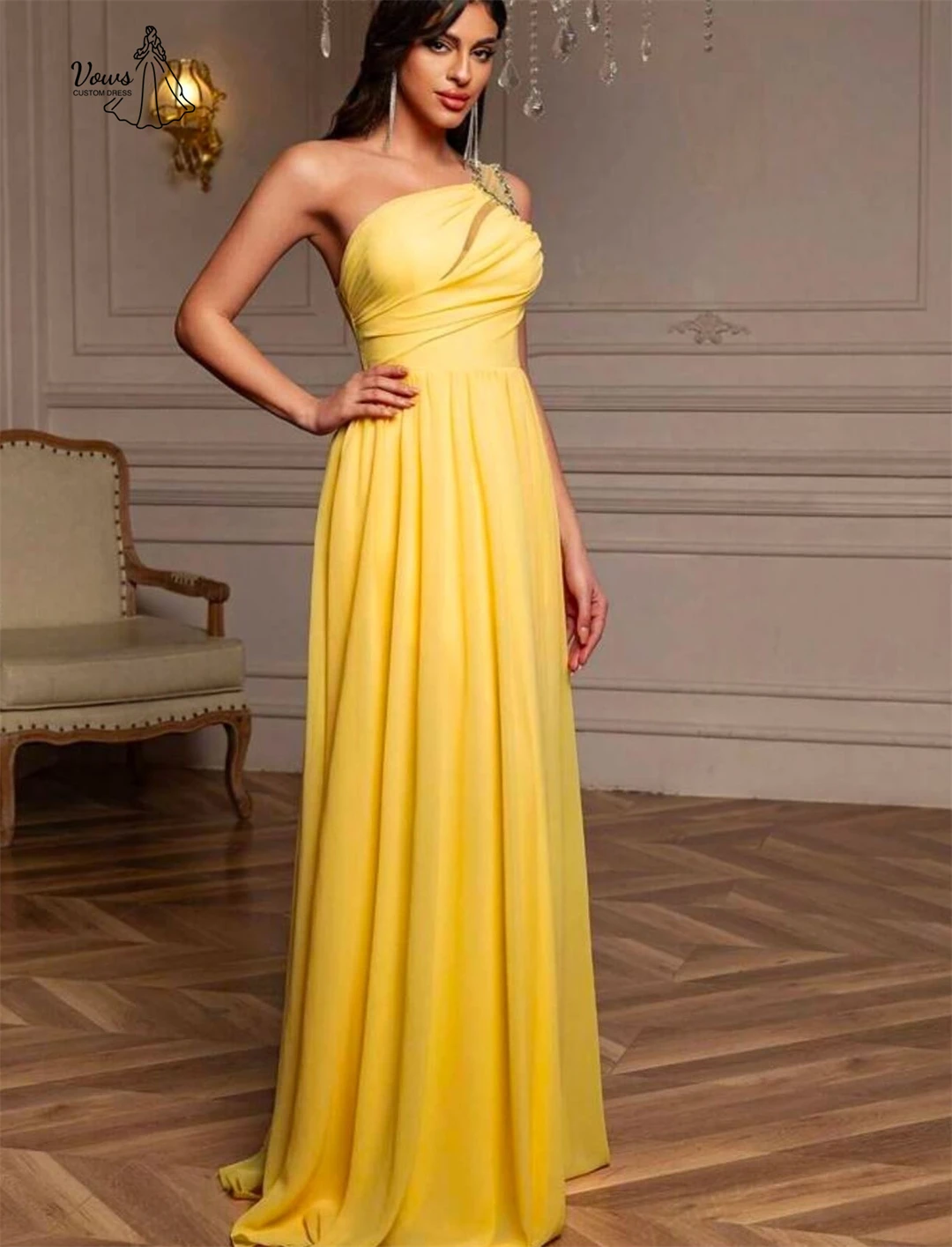 Vows Off-ไหล่ Robe Soiree สายชุดราตรีผู้หญิง Elegant ชุดหรูหราชุดราตรี 2025 CUSTOM Made ซาตินผ้าพรหม
