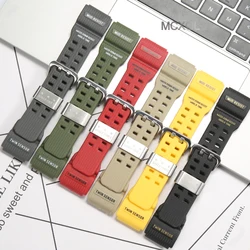 Natural Resin Replacement Watch Strap Suitable for Casio G-Shock Master G Mudmaster GG-1000 GWG-100 GSG-100 Sport Watch Bracelet