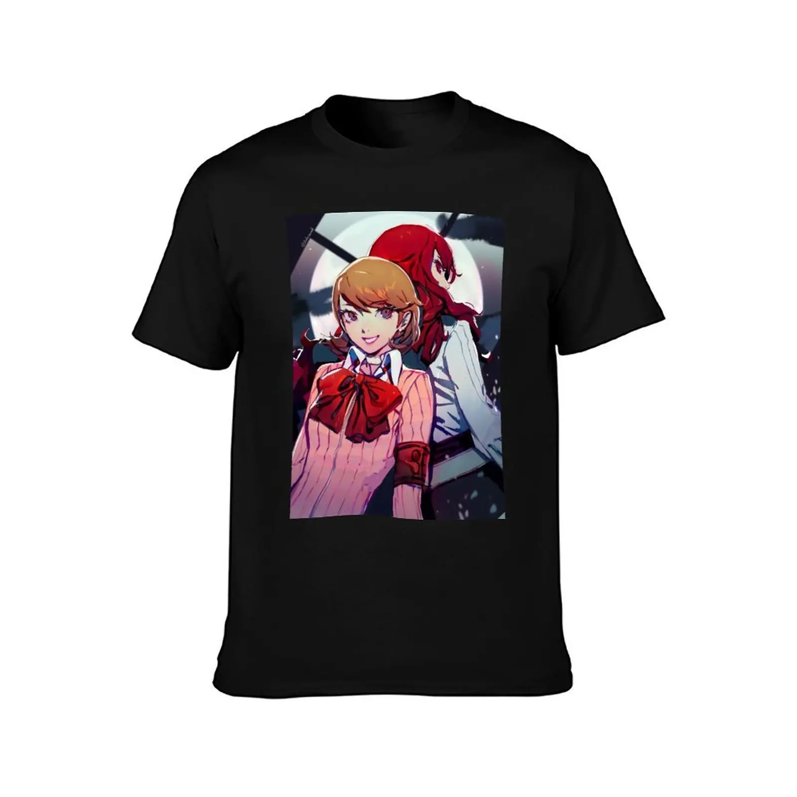 Yukari & Mitsuru T-Shirt Novelty Graphic Tee Shirt T-Shirt