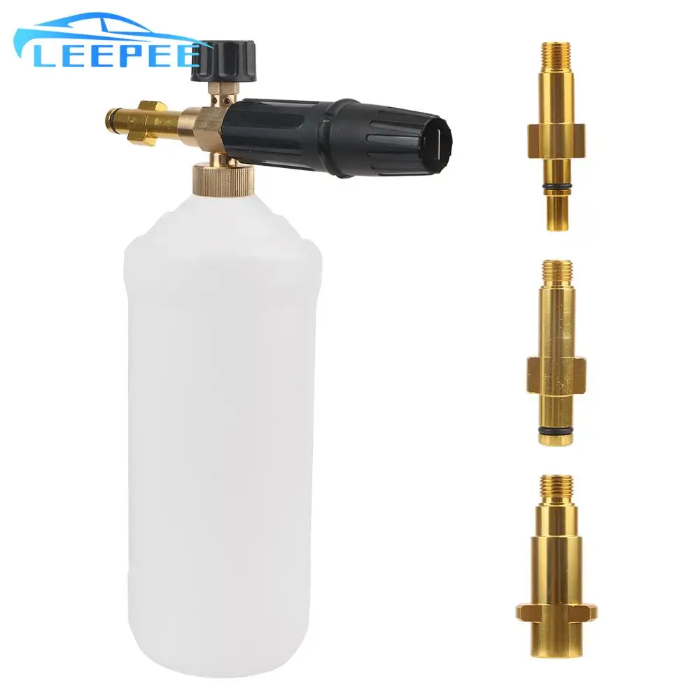 

Snow Foam Generator High Pressure Adjustable For Karcher K AR Makita Daewoo Car Wash Gun Nozzle Shampoo Sprayer Foam Lance 1 L