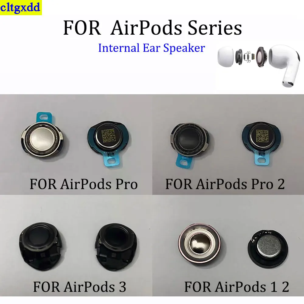 

cltgxdd is suitable FOR AirPods Pro 1 2 3 Pro Pro2 earphones. Internal speaker components, sound unit, repair parts, replacemen