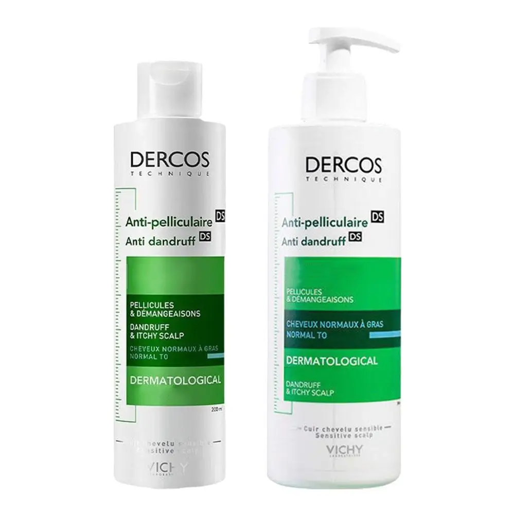 Vichy DERCOS Anti-dandruff Anti-itch Shampoo Refreshing Nourishing Fluffy Shampoo Soothing Scalp Damaged Hair Care Shampoo