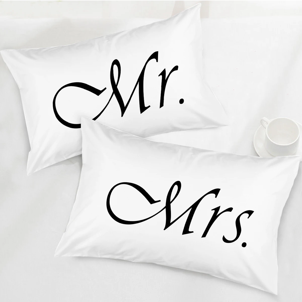 

Наволочки с надписью «Mr» и «Mrs» для 2 пар, свадебное украшение, подарочные наволочки для невесты и жениха