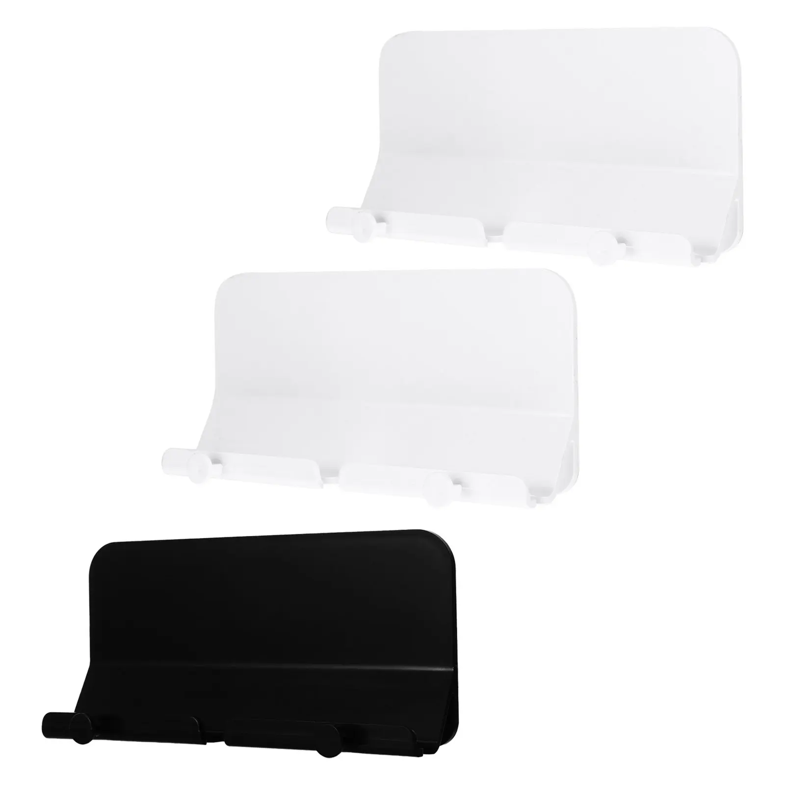 3Pcs Mobile Phone Charging Holder Wall Mount Adhesive Phone Storage Rack Tablet Stand Wall Mounted Bracket Dock Charging Holder