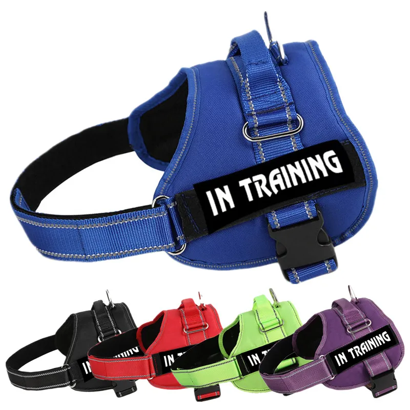 DO NOT PET Dog Vest Harness Reflective Soft Vest With Removable Patches SERVICE DOG IN TRAINING EMOTIONAL Support  Therapy Dog