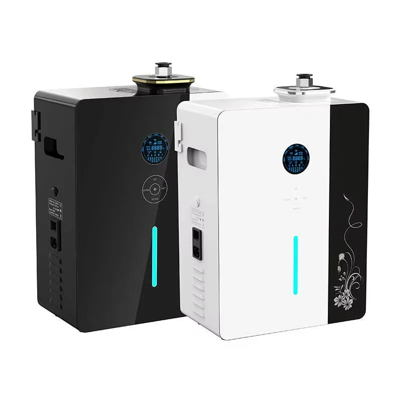 Große Fläche Elektrische Ganze Schwarz Ätherisches Öl Aroma Diffusor Maschine Hotel APP Steuerung HVAC Duft Diffusor