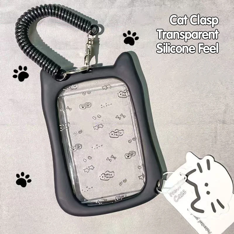 Bus Simple Transparent ins Card Cover Student Campus Meal Card Subway ID Card Star Chasing Protection Cover