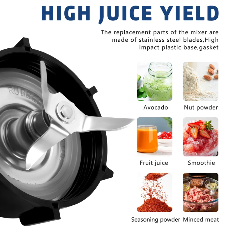 A97G Mixer Zubehör Kompatibel Für Oster Mixer Klingen Basis, Kompatibel Für Oster Osterizer Mixer Ersatzteile