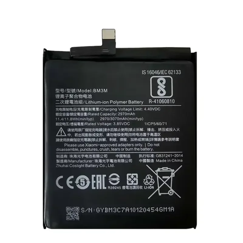 2025 Years Original High Quality Phone Replacement Batteries BM3M 3070mAh Battery For Xiaomi 9 Se Mi9 SE Mi 9SE +Tools