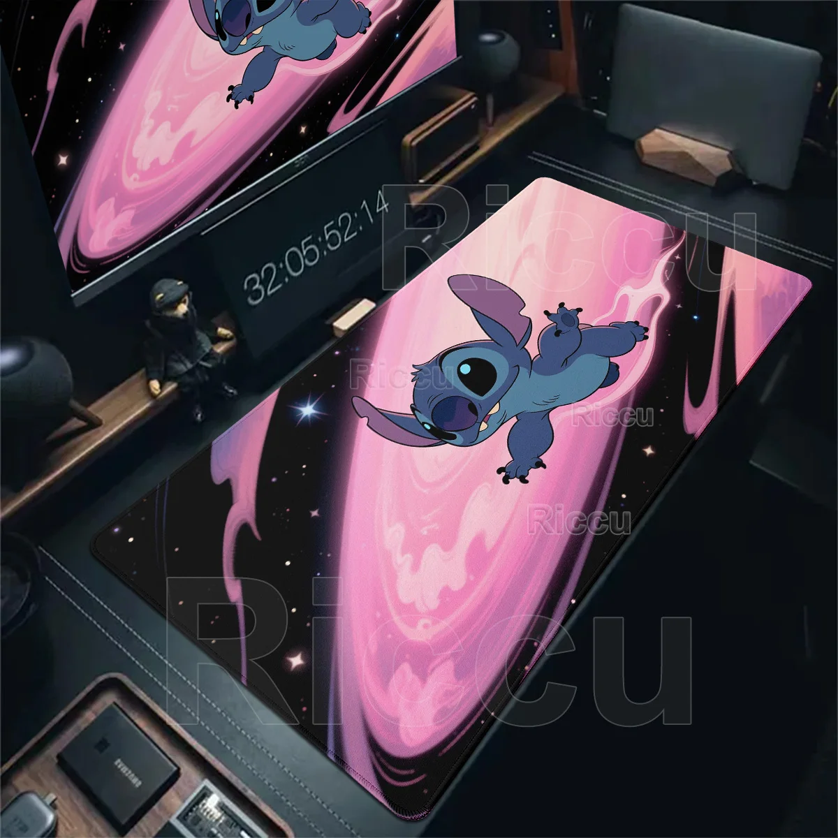

Kawaii розовый аниме стежок коврик для мыши компьютерные аксессуары геймерский замок край клавиатуры милый коврик для мыши ПК нескользящий скоростной мягкий HD настольный коврик