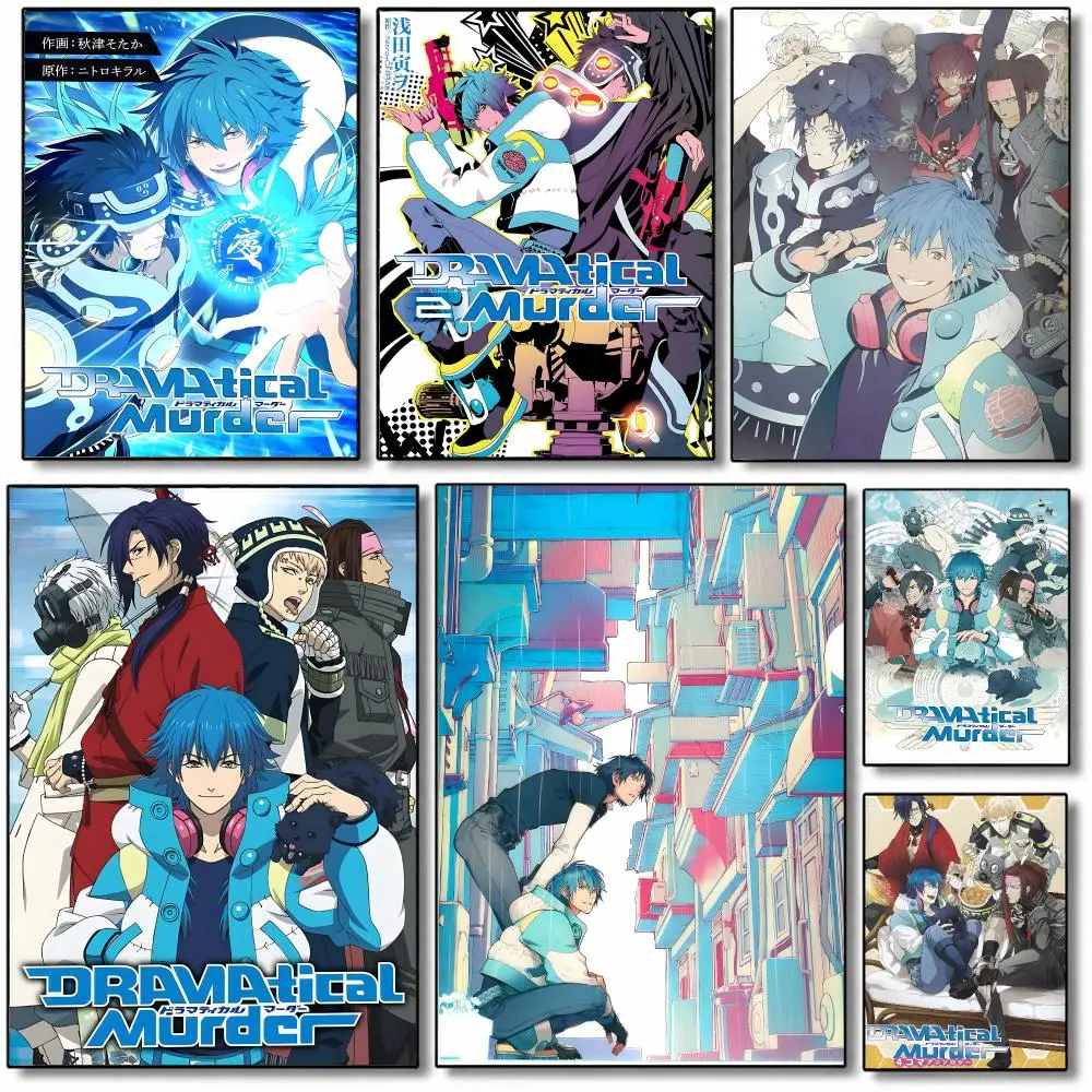 Anime D-DRAMAtical M-Murder Poster Wall Art Painting For Home Room Decoration Bedroom Wall Decor Waterproof Posters
