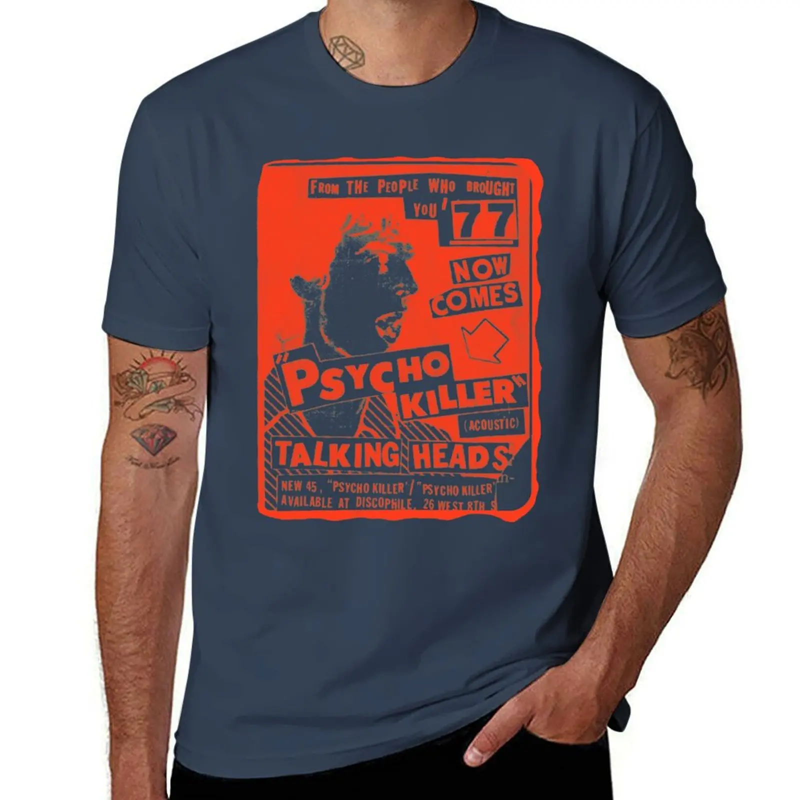 

Psycho Killer T-Shirt Basic Plain Tee for Spring and Summer