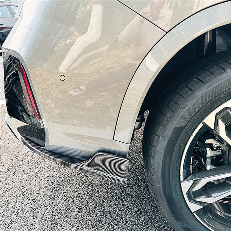 

P-Premium-Car Rear Bumper Lip Diffuser Splitter Winglet Apron Spoiler For BMW X1 IX1 U11 M Sport 2023+