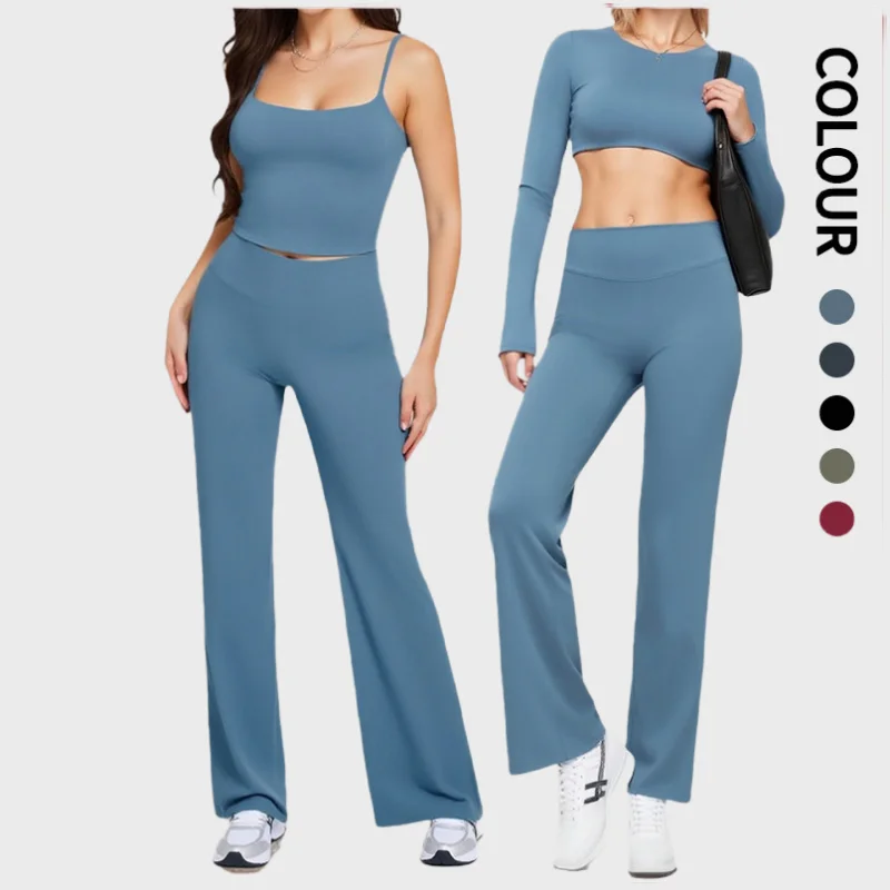 

Женский бесшовный комплект для йоги, сексуальный кружевной комплект с низкой спинкой для тренировок, тренажерный зал, фитнес, бег, спортивная одежда, топы и леггинсы, женские комплекты из 2 предметов