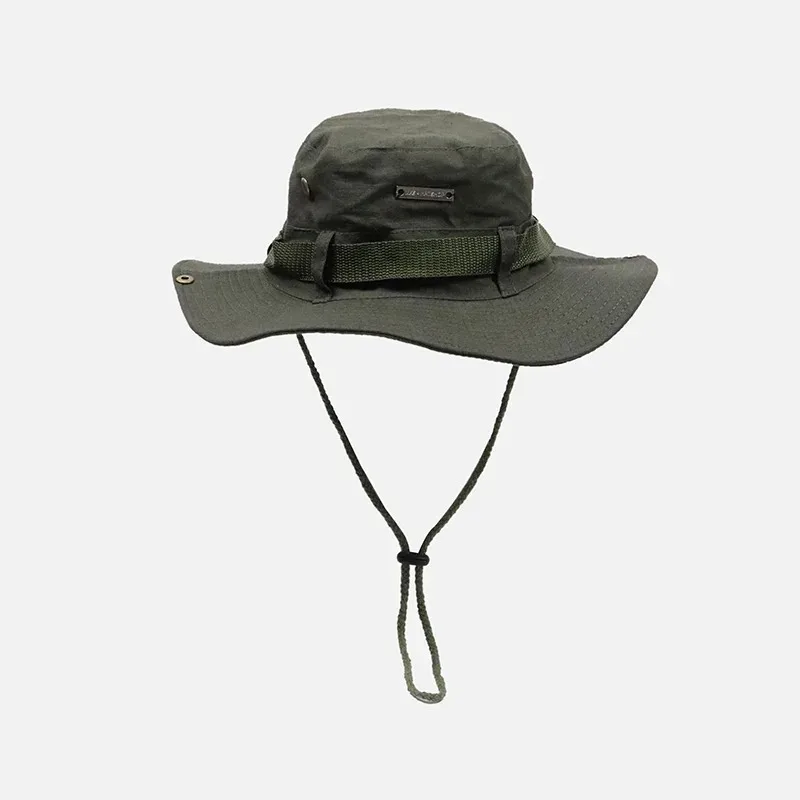 Summer Bucket Hat For Men Fisherman Cap Fishing Outdoor Sunshade Big Brim Panama Hat Sunscreen Riding Hiking Suncreen Sunhat