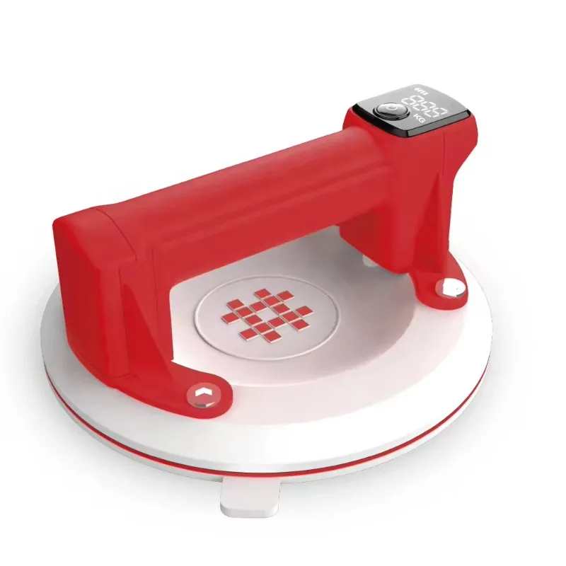 

White Rubber Digital Display Automatic Electric Suction Cup Ceramic Gres Porcelain Tile Tilling Tools Vacuum Sucker
