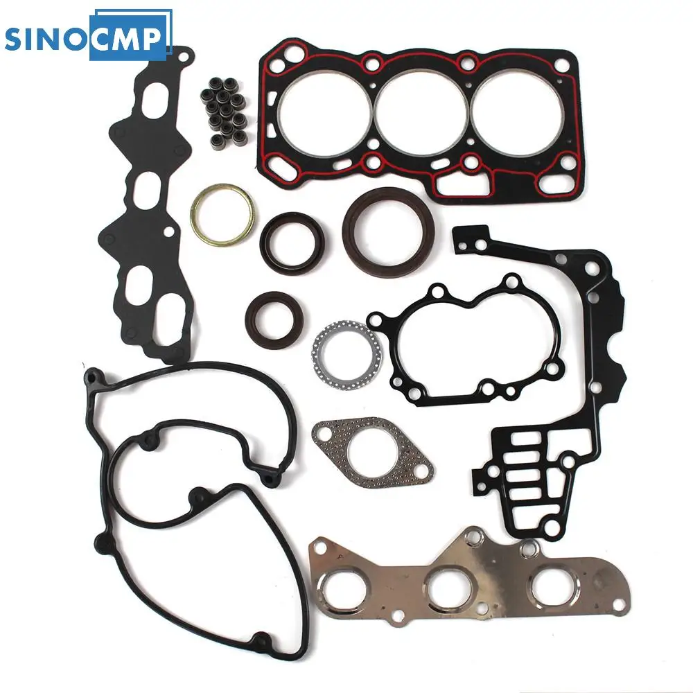 

SINOCMP SQR372 Full Cylinder Head Gasket Kit For Joyner Chery 800CC Engines Aftermarket Parts With 3 Month Warranty