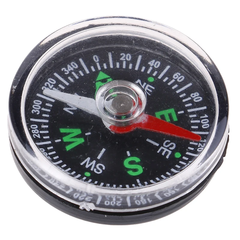 Mini Compass 30mm Dia Plastic Locator For Camping Hiking Outdoor Travel Navigation Wild Survival Tool Teaching Supplies Gift.