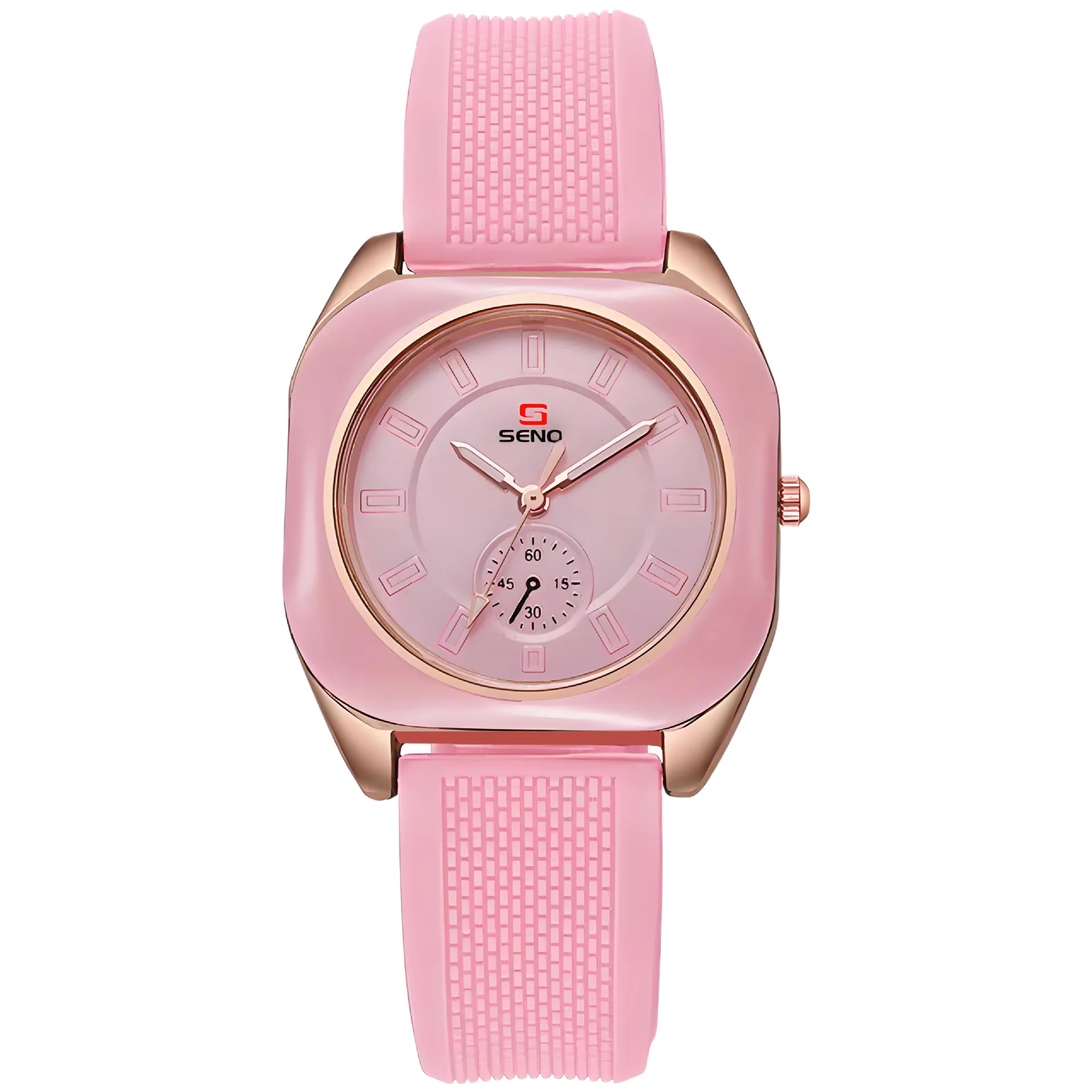 

Elegant Silicone Band Women's Watch Cartoon Style Sporty Wristwatch for Ladies Fashionable Personality Versatile Watch for Girls