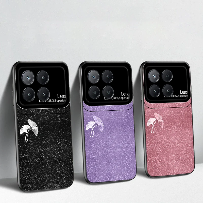 

Gradient silver ginkgo For Xiaomi Poco X7 M7 Pro 5G M5 X4Pro M4 6 4G C65 75 F6 F5 X6 5 7 X5 F7 Ultra M5S 4Pro 5G soft phone case