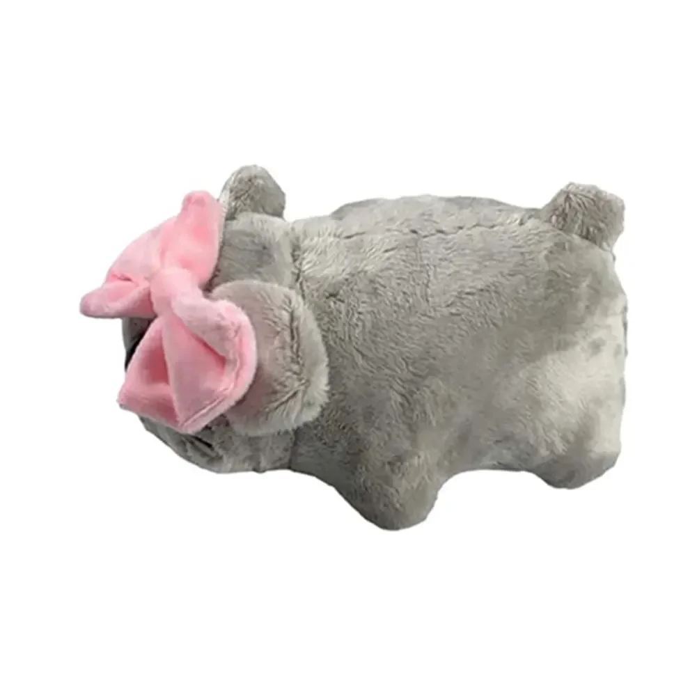 Trieste Hamster Knuffel Knuffel Plushie Hanger Hamster Sleutelhanger Speelgoed Zacht Knuffelig Triest Hamster Speelgoed Vlinderdas Detail Gehaakt