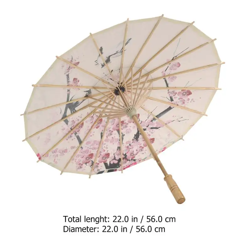 1Pc Woman Strong Rain Umbrella Oil Paper Japanese Japanese Decorate Classical Japanese Japanese Decorate Stage Dance Prop