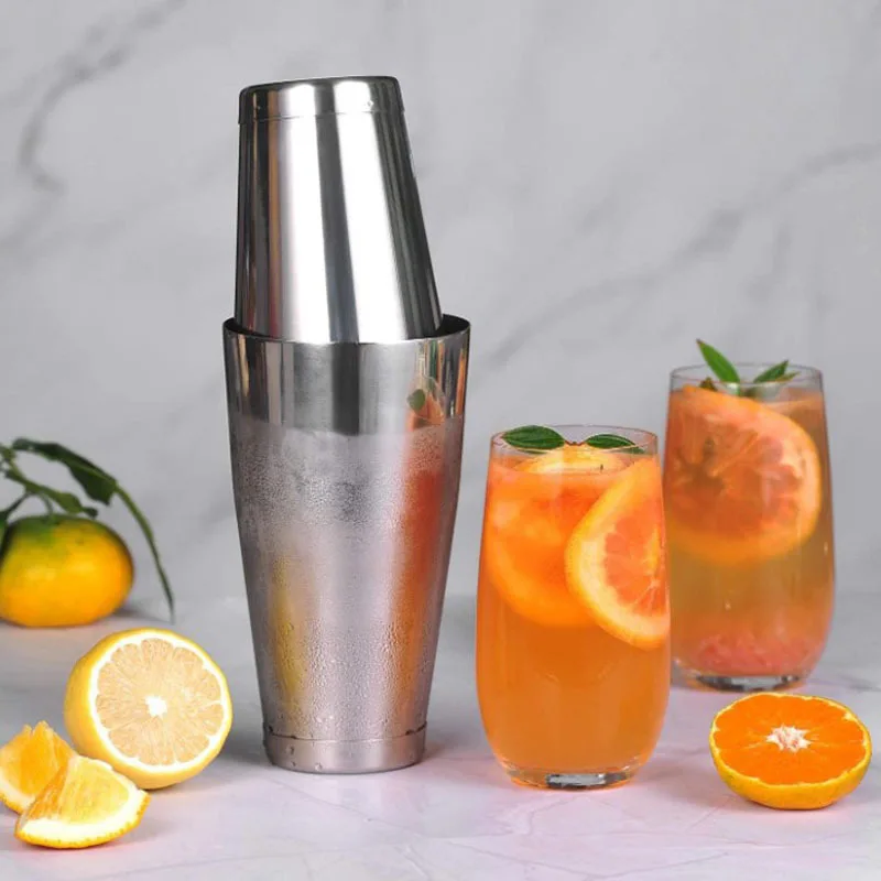 550ml/750ml Edelstahl Cocktail Shaker Mixer Wein Martini Boston Shaker für Barkeeper Drink Party Bar Tools Cocktail Shaker