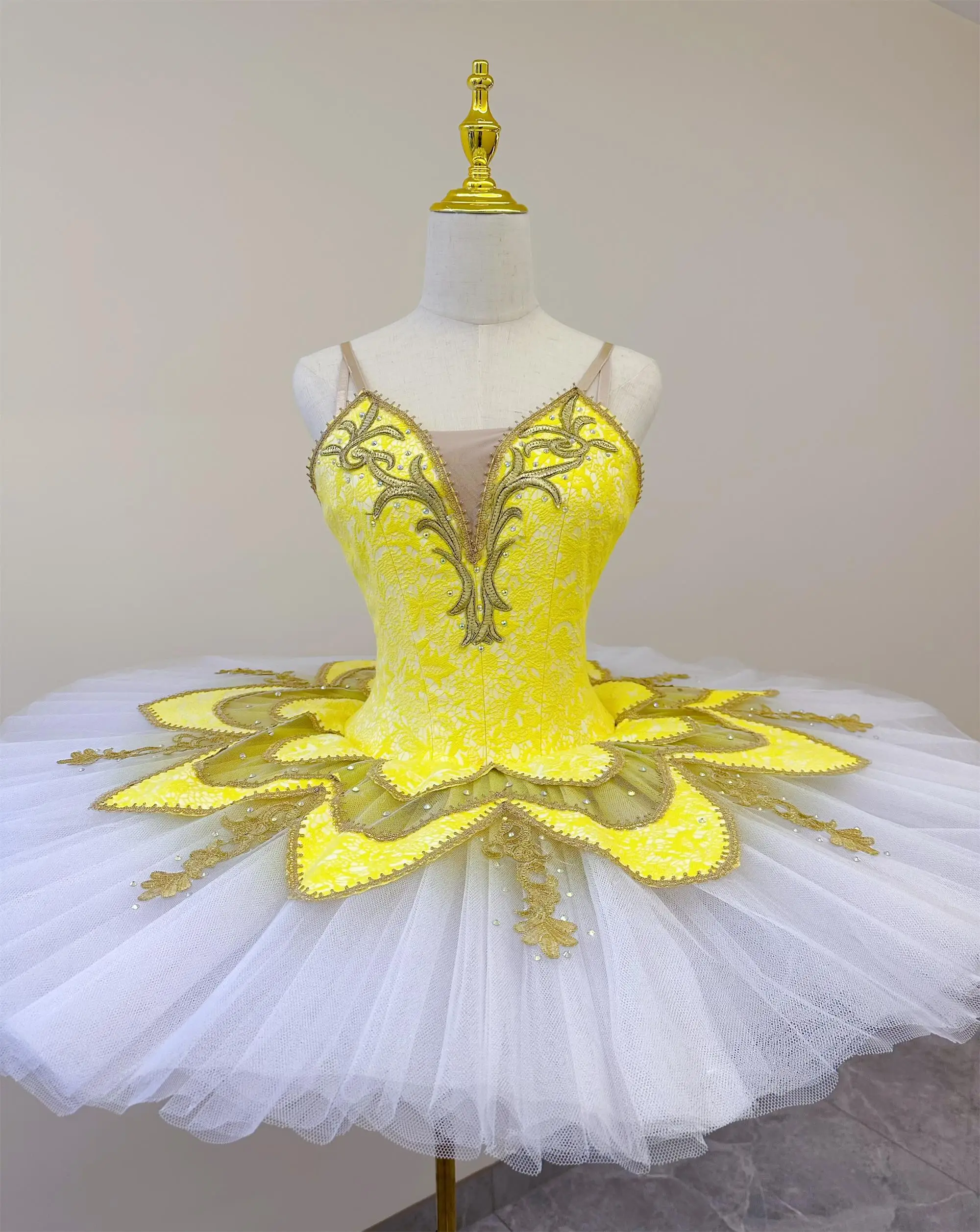 New Ballet Skirt For Women Adult Girls Child Professional Classical Pancake Tutu Costume Perfomance Competition Dress