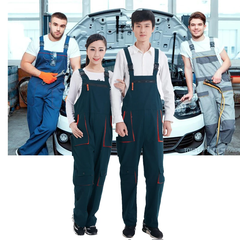 

Work Overall Uniforms Men Women Working Coveralls Welding Suit Car Repair Workshop Mechanic Plus Size Clothes Warehouse Workwear