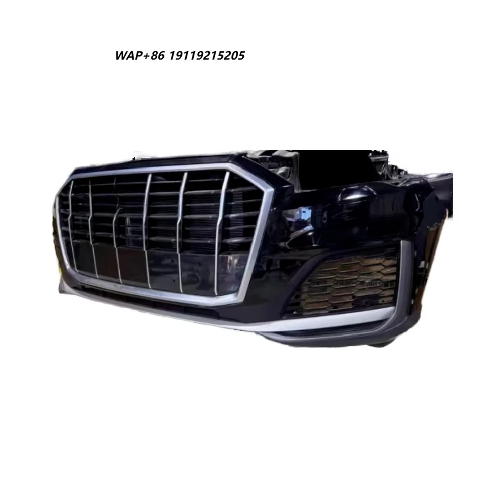 Body Kit for  Q7 2020-2022  Rear Bumper Style Car Rear Bumper Lip with Tail Pipe  Car Accessories Auto Accessories