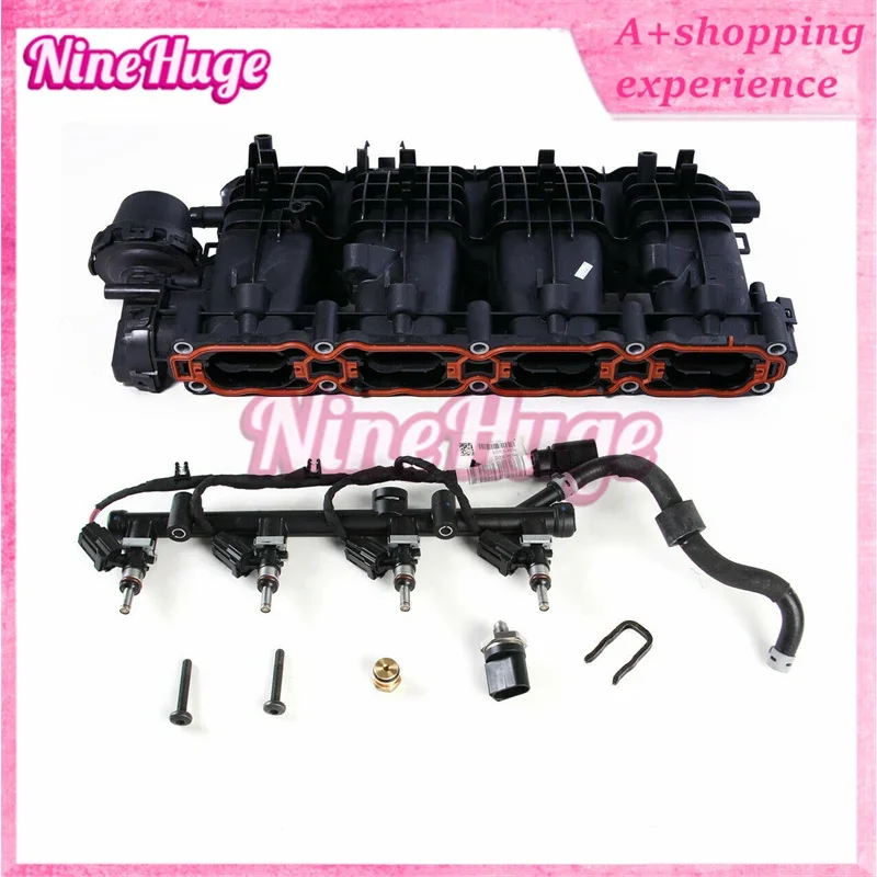 Gen3 EA888 Retrofit Multiple Intake Manifold &Fuel Injectors For VW Arteon Golf Tiguan Audi A4 A5 A6 CJEB 06H906051J 06K133681A