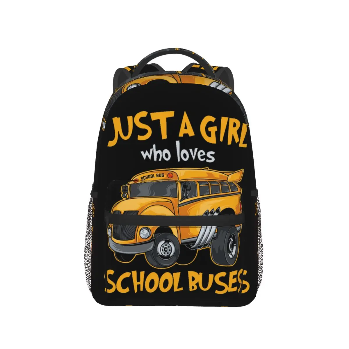 

Рюкзак Just A Girl Who Loves School Buses, Лидер продаж, рюкзак большой емкости, школьная сумка, сумки на плечо для мужчин и женщин