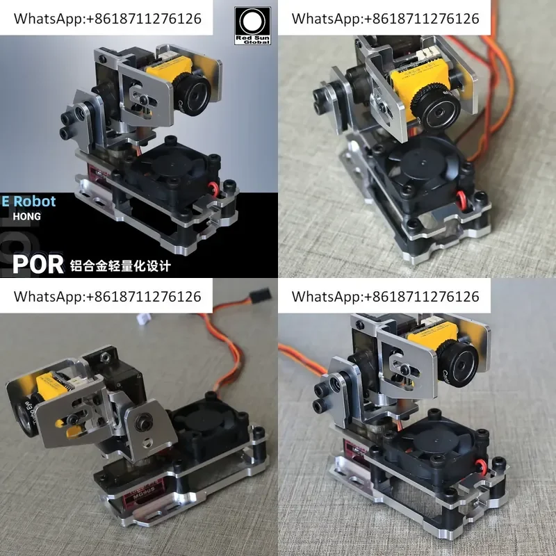 1pcs Servo Gimbal Bracket Dual Axis FPV Head Tracking Camera Mount for RC Model Aircraft Drone Sky End Stabilizer