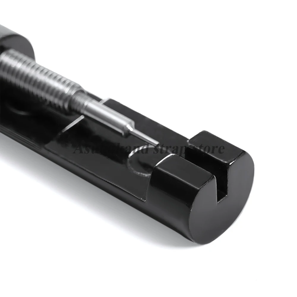 أداة إصلاح ساعة مزيل دبوس ربط الحزام المعدني الجديد لصانعي الساعات مع عبوة من 3 دبابيس إضافية أدوات إزالة حزام الساعات الصغيرة