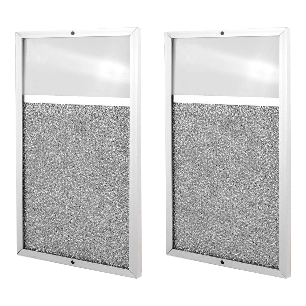 2Pcs Cooker Hood Filters With Light Lens For R610027 SR610027 PM25WW Range Hood Filter Kitchen Grease Exhaust Fan Filter ﻿