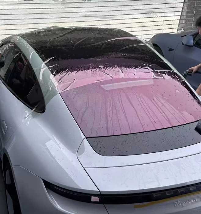 TPH Professionele panoramische daksticker Auto zonnedakbeschermingsfilm Autostickers van hoge kwaliteit