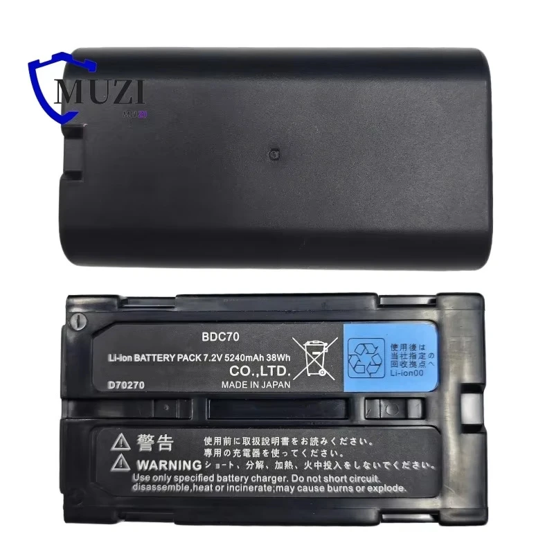 Brand New BDC70 Battery For SokK CX/RX-350 OS/ES For Top Total Station 7.2V 5240mAh Rechargeable Li-ion Battery