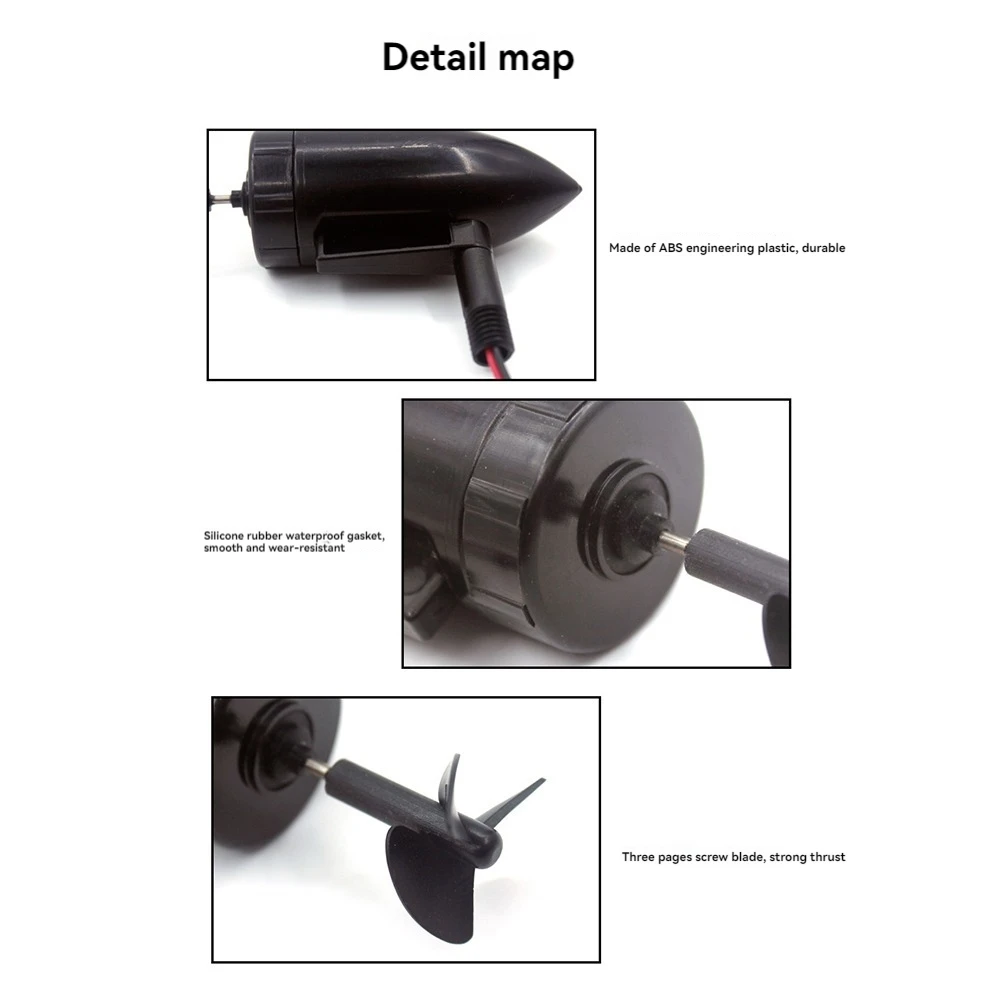 ABAN Bait Boat Underwater Motor Propellers Boat Accessories DIY Modified Kits for 2011-5 Fishing Bait Boat