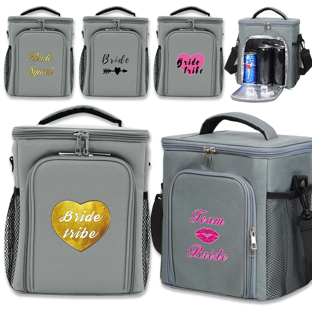 

Ice Pack Outdoor Camping and Picnic Organizer Box Fresh Food Delivery Container Bride Printing Series Refrigerator Bag