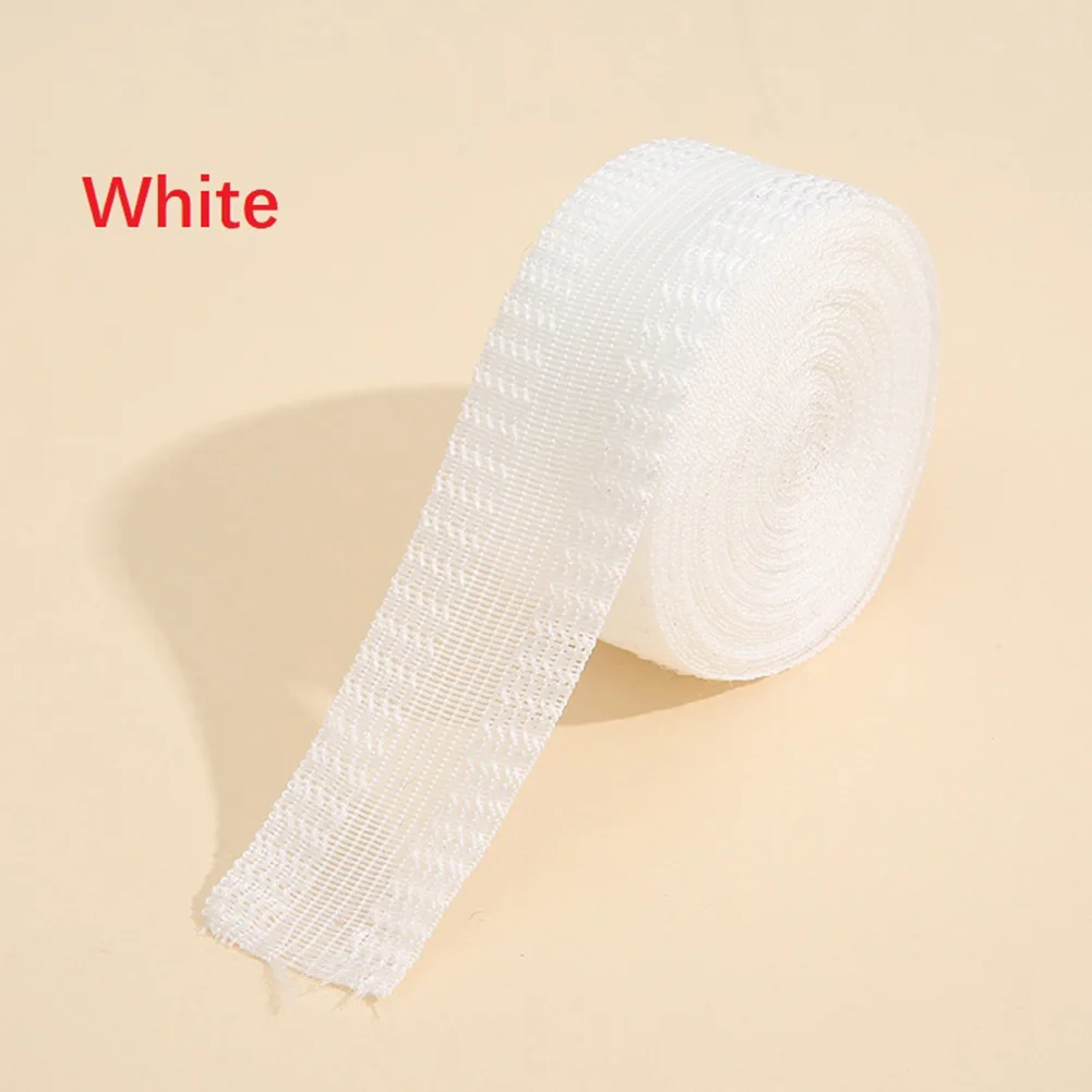 Black / White / Grey / Beige / Blue No Cropping Pants Mouth Paste 2.5cmWidth Iron-On Pants Edge Patches Shorten