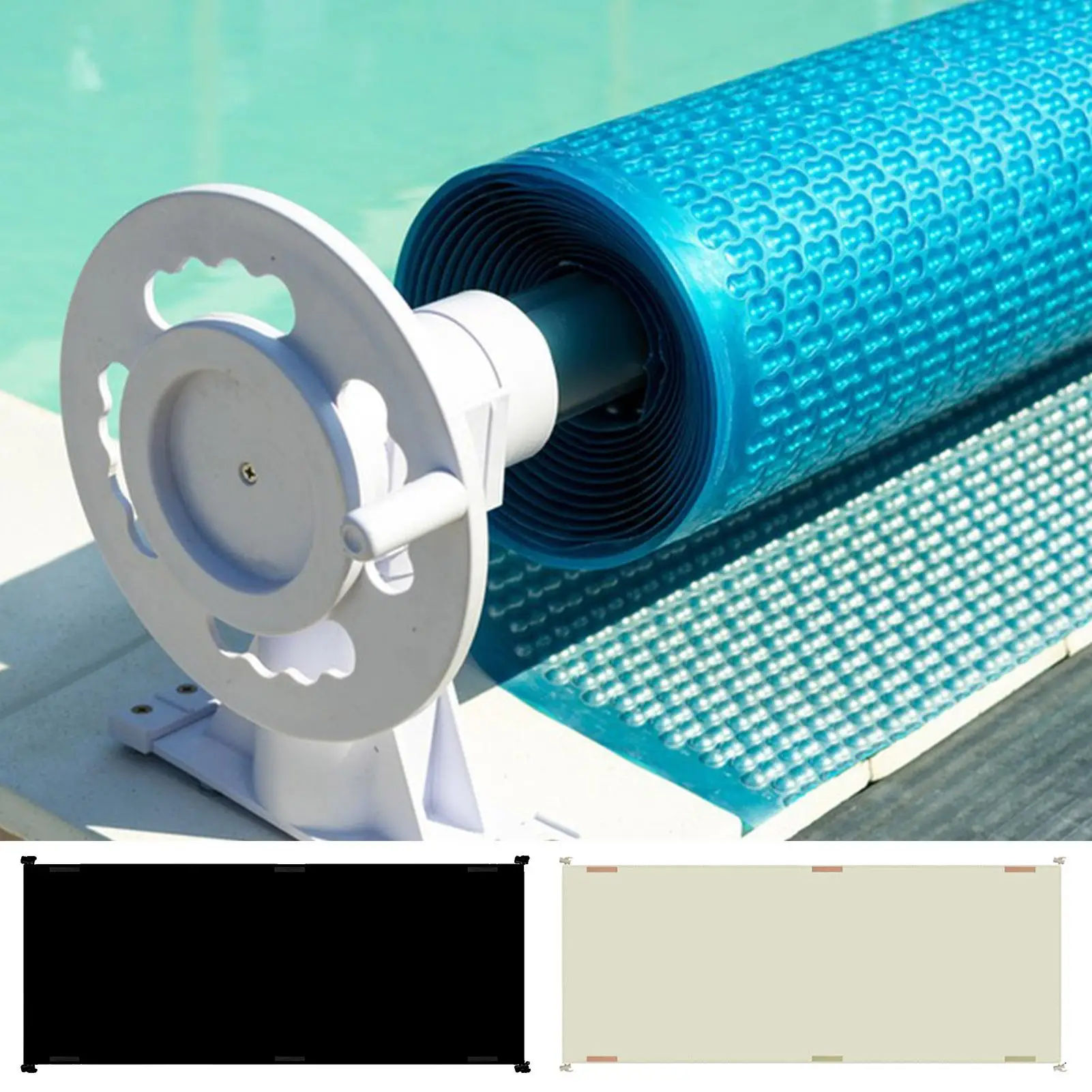 

Solar Reel Protective Cover Waterproof Pool Cover for Solar Reels 210D Oxford Cloth UV Resistant Protector for Indoor Outdoor